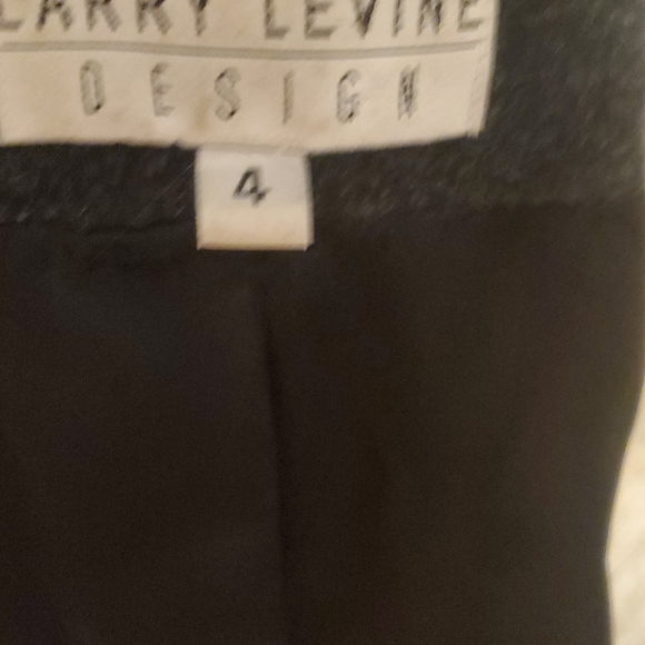 LARRY LEVINE DESIGN Women's Wool Over Coat Size 4 - Picture 6 of 7